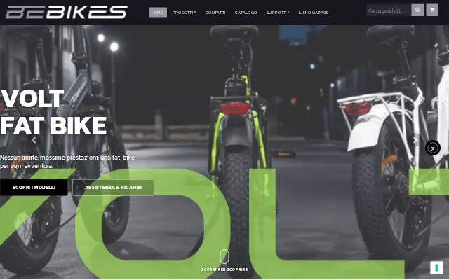 BeBikes: e-commerce WooCommerce per biciclette elettriche, catalogo con varianti e accessori