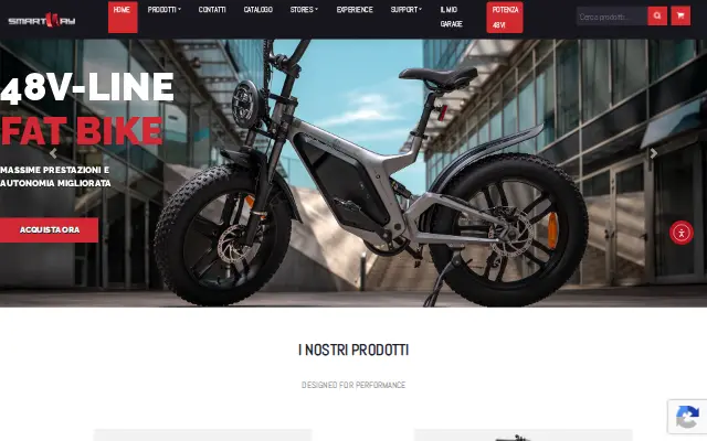 SmartWay Europe: e-commerce WooCommerce per la mobilità elettrica, catalogo con varianti e accessori
